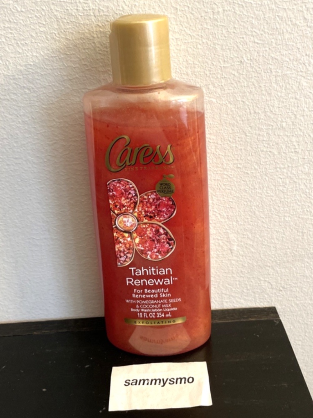Caress Tahitian Renewal Body Wash Pomegranate & Coconut Milk 12 oz Discontinued